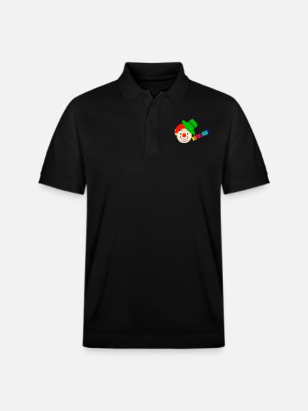 Clown says kölle alaaf - Stanley/Stella Unisex Organic Polo Shirt PREPSTER - black
