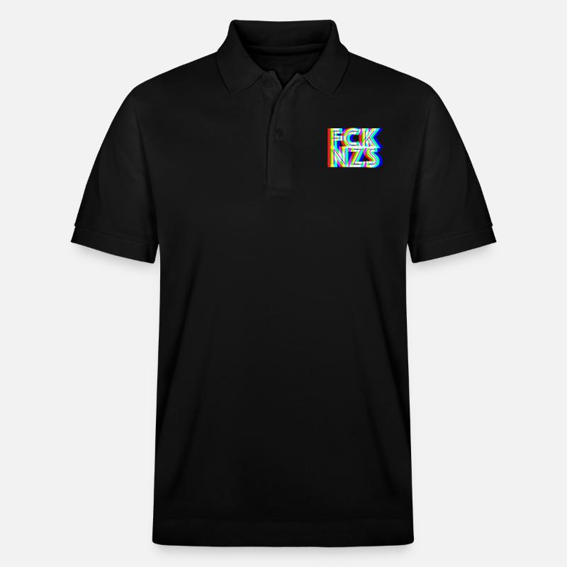 FCK NZS - Stanley/Stella Unisex Bio-Poloshirt PREPSTER - Schwarz