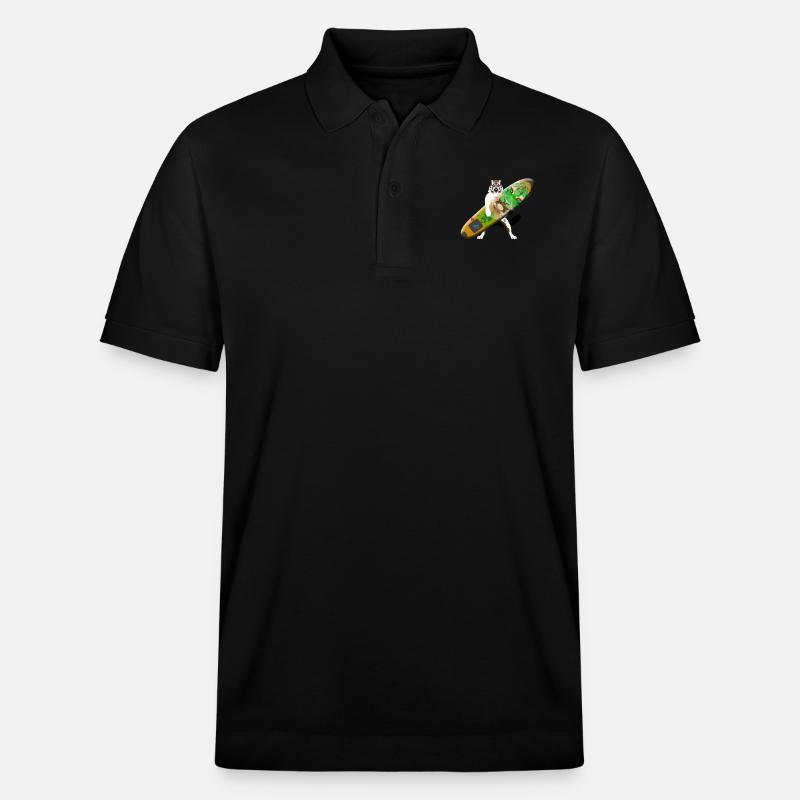 Kitesurfen 7 - Stanley/Stella Unisex Bio-Poloshirt PREPSTER - Schwarz
