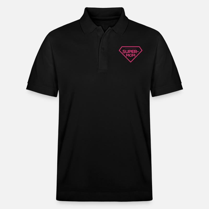 Super Mutter - Stanley/Stella Unisex Bio-Poloshirt PREPSTER - Schwarz