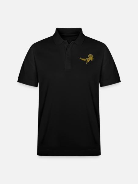 Chasse oiseau chouette - Polo PREPSTER bio Stanley/Stella Unisexe - noir