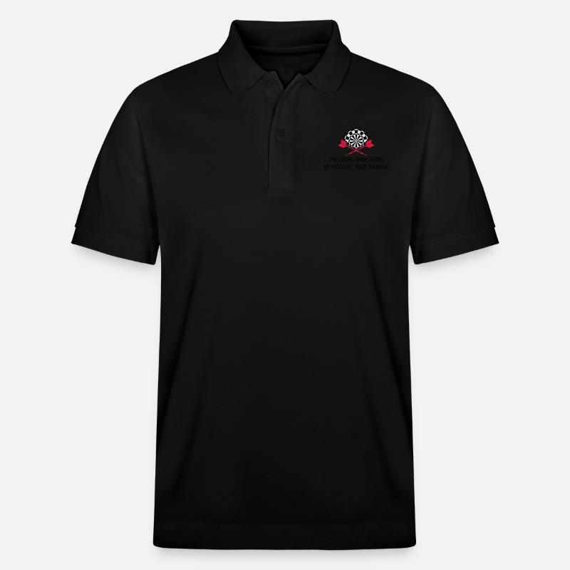 Ein Leben ohne Darts - Stanley/Stella Unisex Bio-Poloshirt PREPSTER - Schwarz