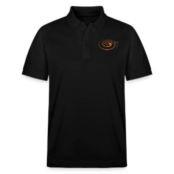 Coffee, the magic drink! - Stanley/Stella Unisex Organic Polo Shirt PREPSTER - black - Front - Roxy (174cm) & Andy (188cm)