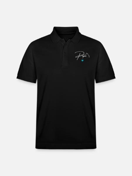 Soon to be a dad - Stanley/Stella Unisex Organic Polo Shirt PREPSTER - black
