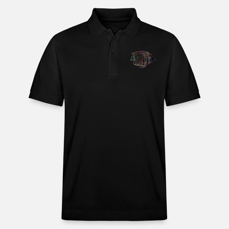 Poisson - Polo PREPSTER bio Stanley/Stella Unisexe - noir