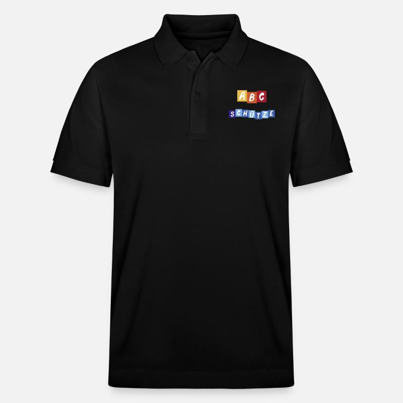 ABC Schütze - Stanley/Stella Unisex Bio-Poloshirt PREPSTER - Schwarz