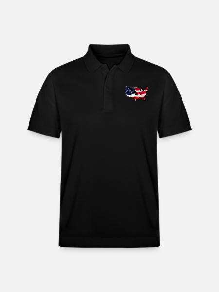 United States - Stanley/Stella Unisex Organic Polo Shirt PREPSTER - black
