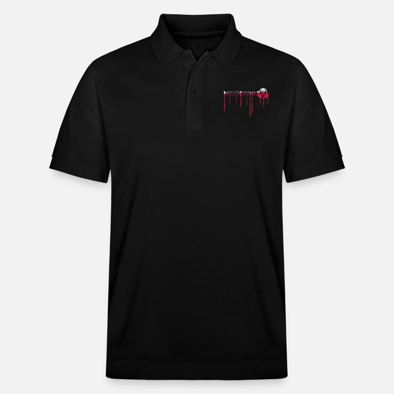 chasseur de zombies citation d’Halloween - Polo PREPSTER bio Stanley/Stella Unisexe - noir