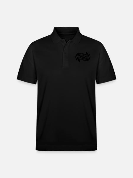 Pike Fish - Stanley/Stella Unisex Organic Polo Shirt PREPSTER - black