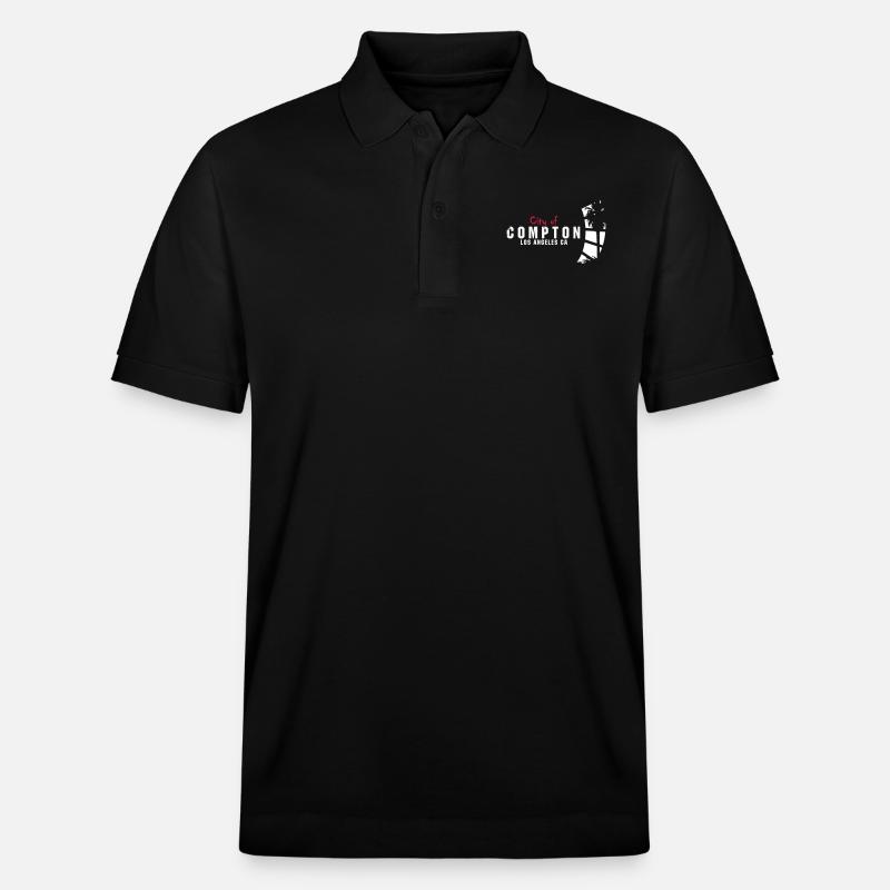 city of compton - Stanley/Stella Unisex Bio-Poloshirt PREPSTER - Schwarz