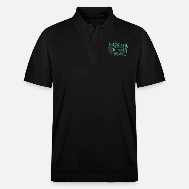 Différent, pas mal - Polo PREPSTER bio Stanley/Stella Unisexe - noir
