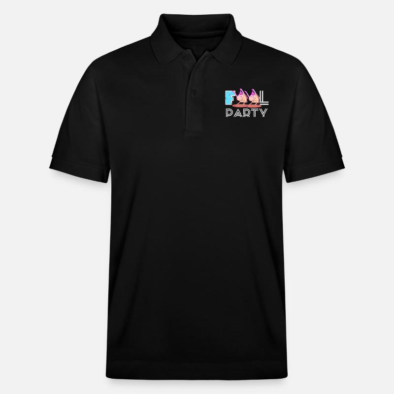 Fools Party - Stanley/Stella Unisex Bio-Poloshirt PREPSTER - Schwarz
