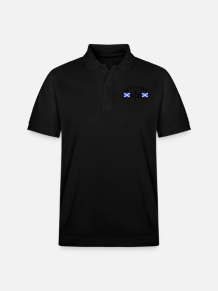 Scotland William Wallace - Stanley/Stella Unisex Organic Polo Shirt PREPSTER - black