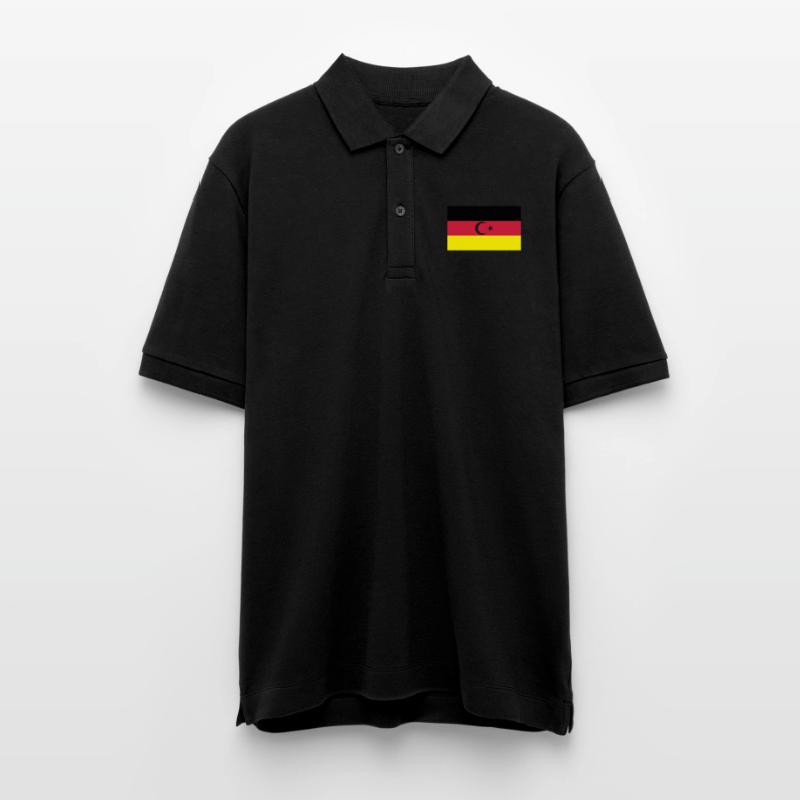 German Turkish flag Stanley/Stella Unisex Organic Polo Shirt PREPSTER