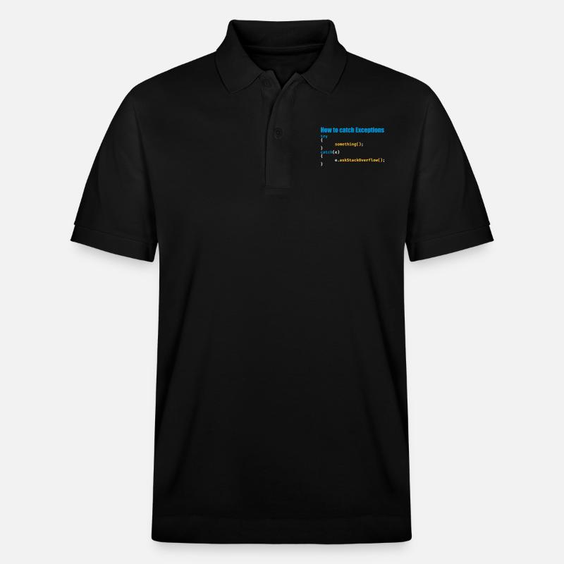 Programmierer, Software, Informatik, Developer - Stanley/Stella Unisex Bio-Poloshirt PREPSTER - Schwarz