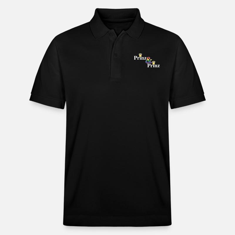 Prinz & Prinz 2 - Stanley/Stella Unisex Bio-Poloshirt PREPSTER - Schwarz