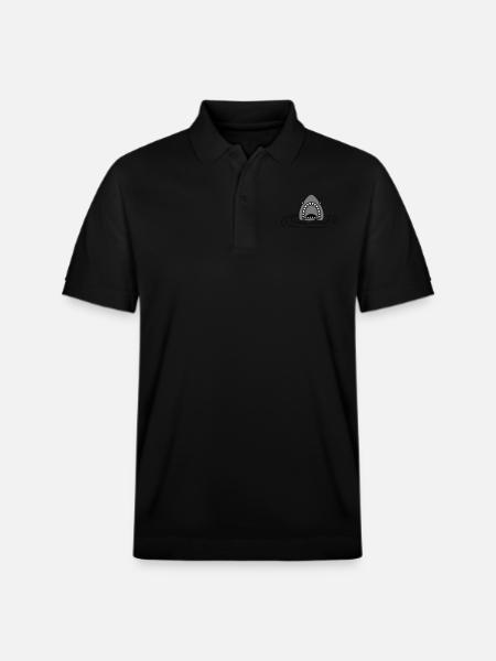 Emerging shark design - Stanley/Stella Unisex Organic Polo Shirt PREPSTER - black