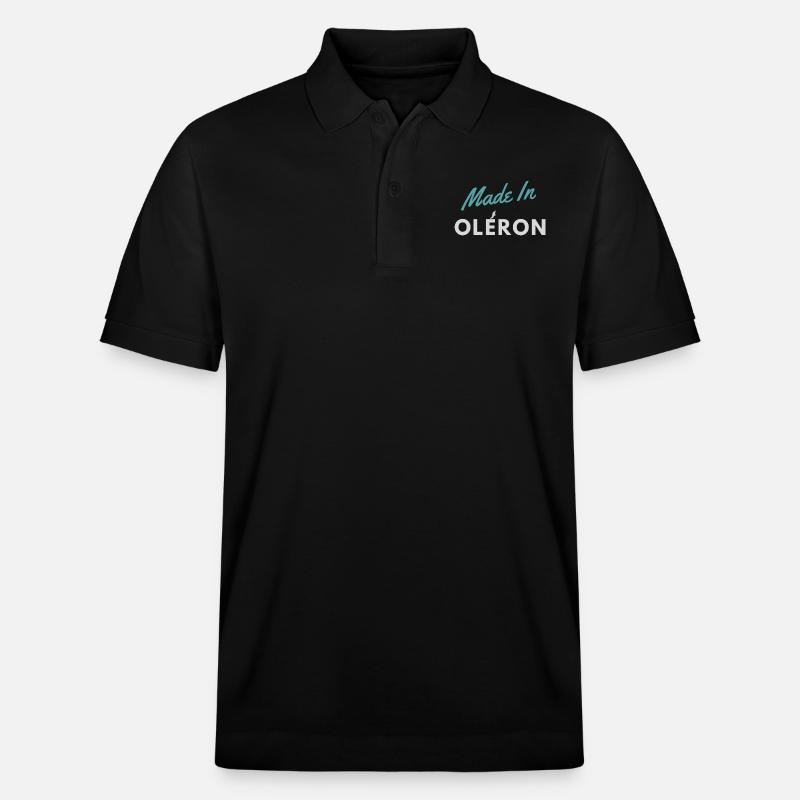 Made in Oléron - Polo PREPSTER bio Stanley/Stella Unisexe - noir