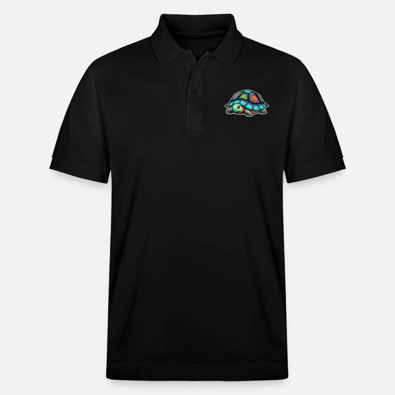 Schildkröte - Stanley/Stella Unisex Bio-Poloshirt PREPSTER - Schwarz