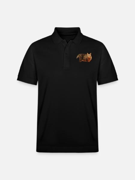 Cat Kitten - Stanley/Stella Unisex Organic Polo Shirt PREPSTER - black