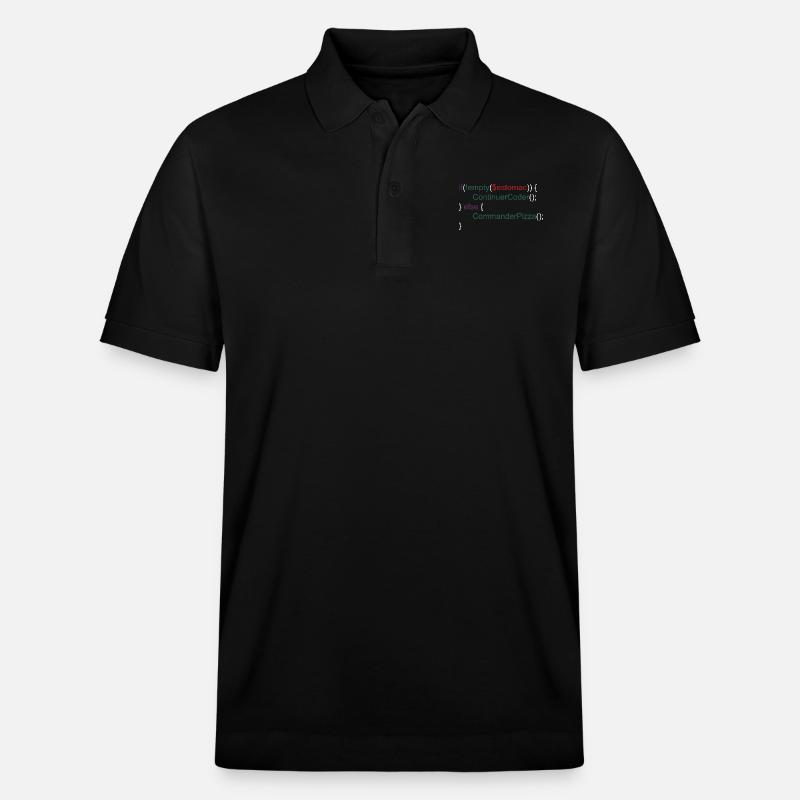 Codeur - Polo PREPSTER bio Stanley/Stella Unisexe - noir