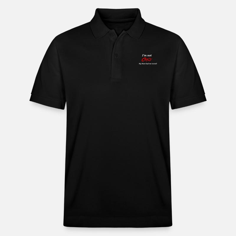 Crazy Cooper - Stanley/Stella Unisex Bio-Poloshirt PREPSTER - Schwarz