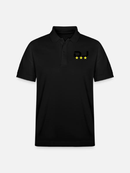 DJ *** - Polo PREPSTER bio Stanley/Stella Unisexe - noir