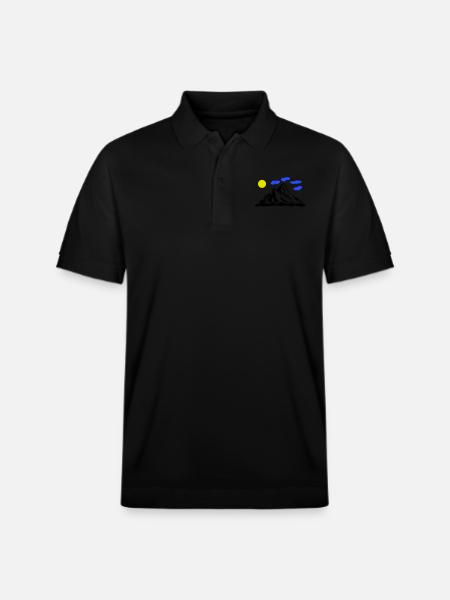Montagna Natura - Polo ecologica unisex PREPSTER di Stanley/Stella - nero