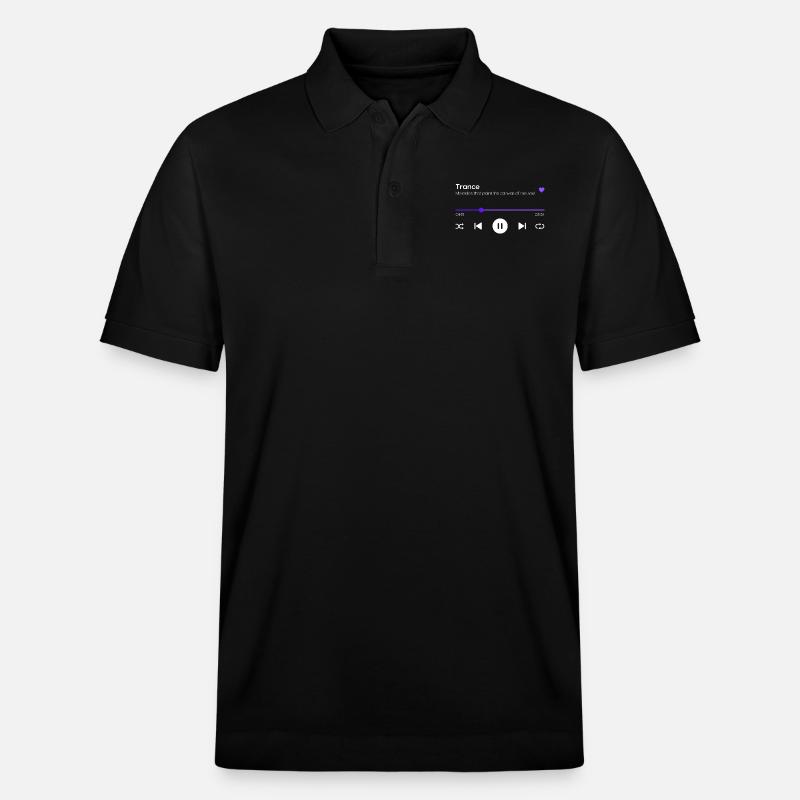 Trance - Stanley/Stella Unisex Bio-Poloshirt PREPSTER - Schwarz