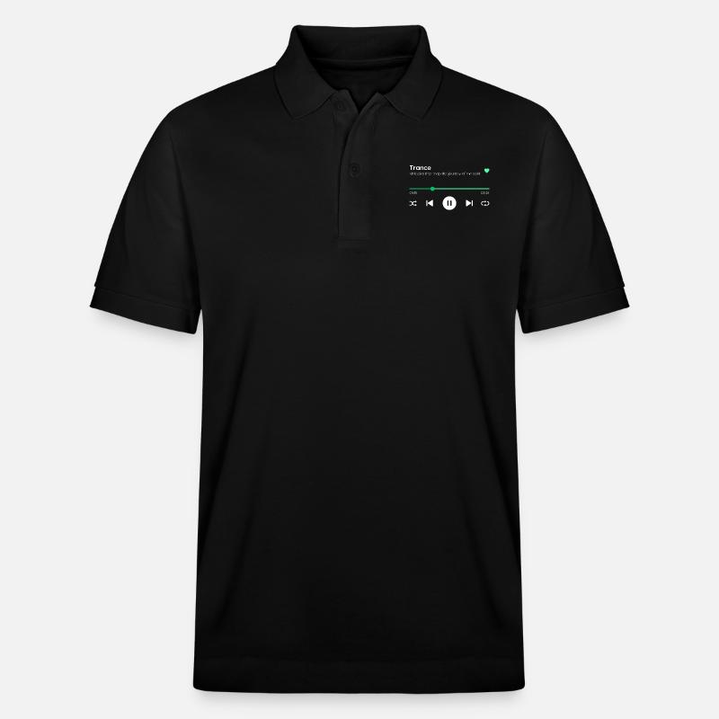 Trance - Stanley/Stella Unisex Bio-Poloshirt PREPSTER - Schwarz