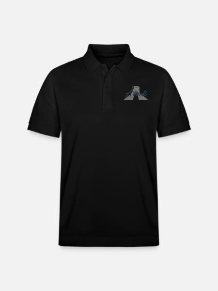 Azadi Tower - Persian Art (Iran) - Stanley/Stella Unisex Organic Polo Shirt PREPSTER - black