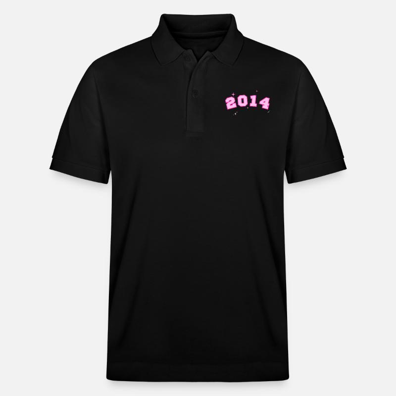 2014 rose étoile - Polo PREPSTER bio Stanley/Stella Unisexe - noir