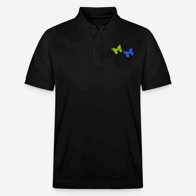 Papillon 2 - Polo PREPSTER bio Stanley/Stella Unisexe - noir