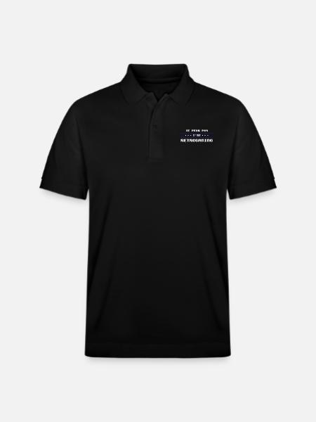 Je peux pas j'ai retrogaming - Polo PREPSTER bio Stanley/Stella Unisexe - noir