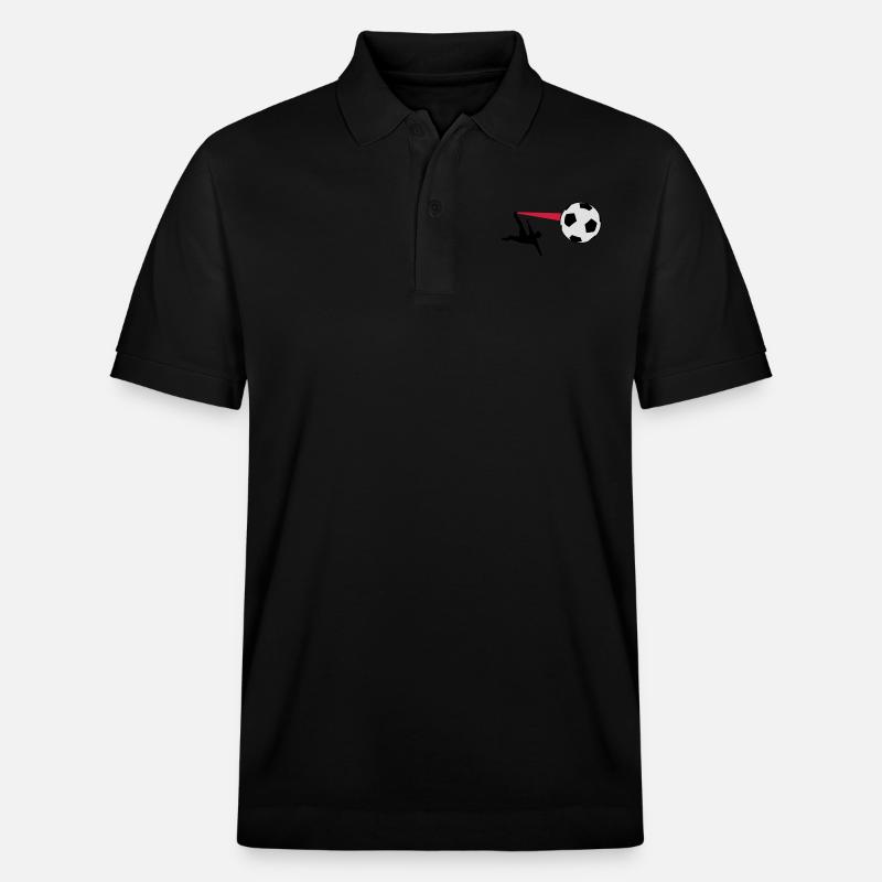 Fußball - Stanley/Stella Unisex Bio-Poloshirt PREPSTER - Schwarz