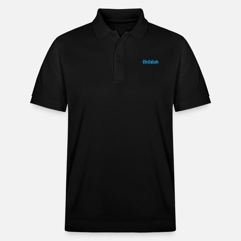 Puéril - Polo PREPSTER bio Stanley/Stella Unisexe - noir