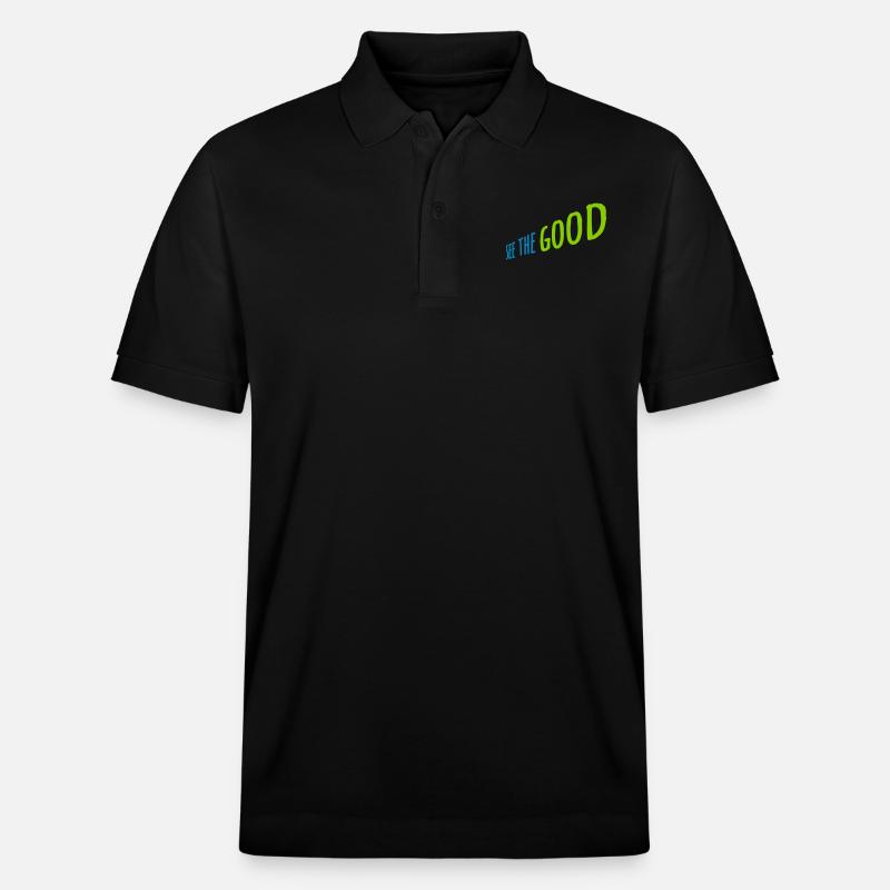 see the good Zitat - Stanley/Stella Unisex Bio-Poloshirt PREPSTER - Schwarz