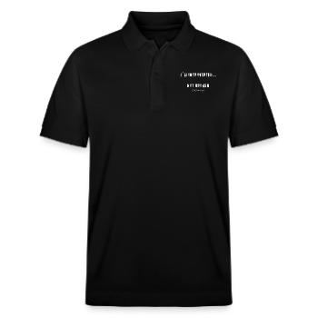 Ich bin introvertiert, nicht kaputt - Stanley/Stella Unisex Bio-Poloshirt PREPSTER - Schwarz - Vorne - Roxy (174cm) & Andy (188cm)