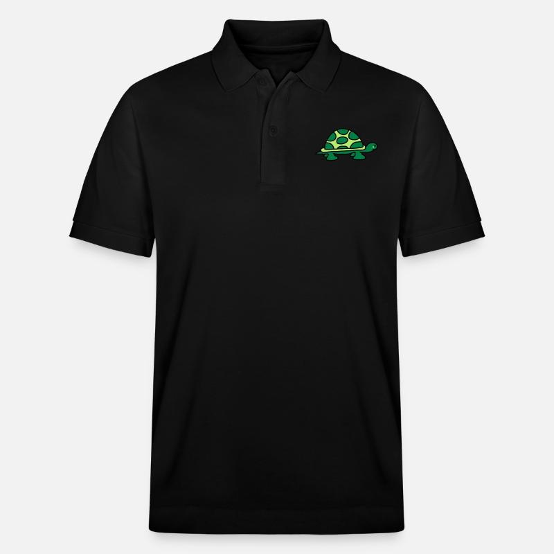 turtle - Stanley/Stella Unisex Bio-Poloshirt PREPSTER - Schwarz