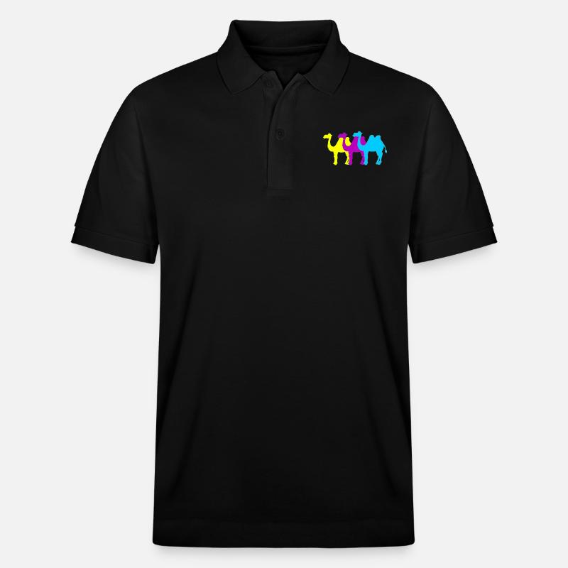 Chameaux - Polo PREPSTER bio Stanley/Stella Unisexe - noir