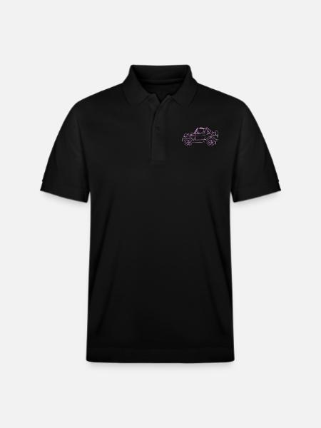 4x4 Rosa - Stanley/Stella Unisex Bio-Poloshirt PREPSTER - Schwarz