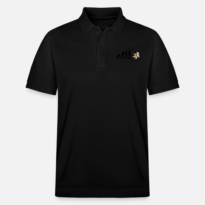 evolution_judo_a_3c - Stanley/Stella Unisex Organic Polo Shirt PREPSTER - black