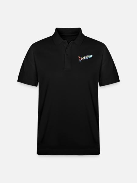 The Nautilus after Jules Verne - Stanley/Stella Unisex Organic Polo Shirt PREPSTER - black
