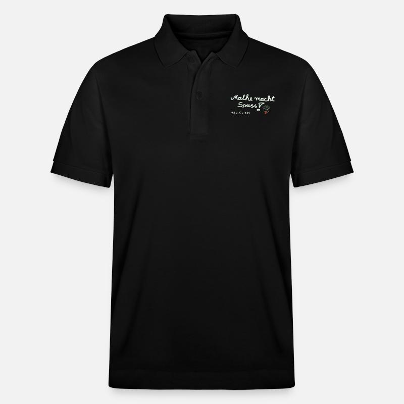 Mathe macht Spass ! - Stanley/Stella Unisex Bio-Poloshirt PREPSTER - Schwarz