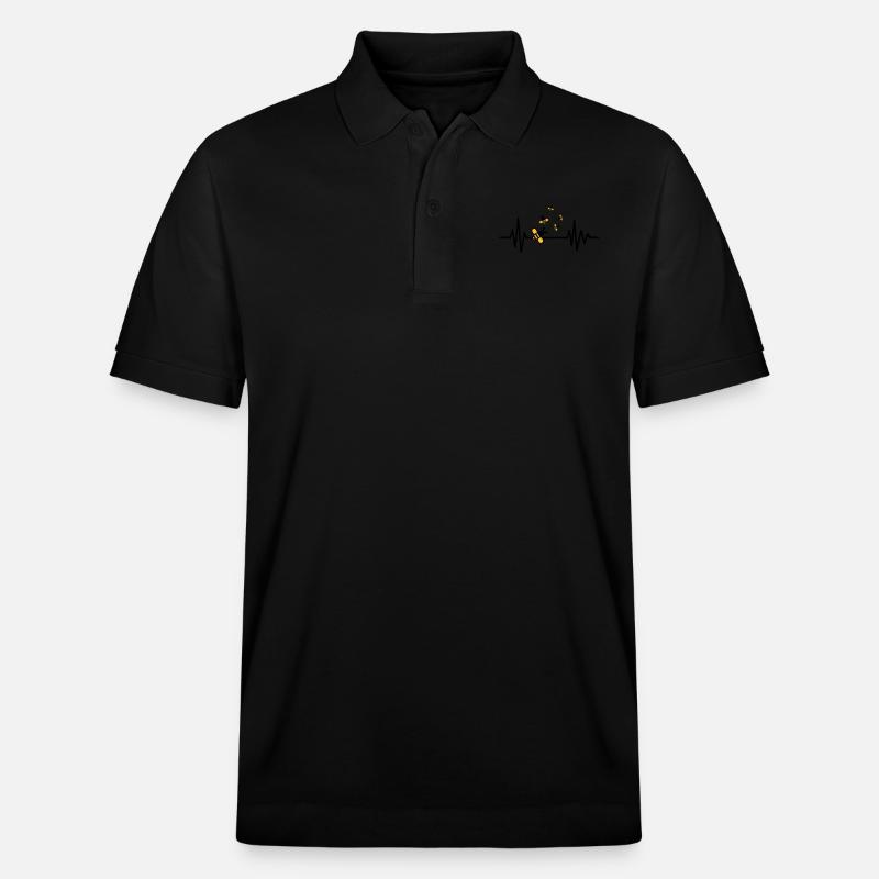 Biene - Stanley/Stella Unisex Bio-Poloshirt PREPSTER - Schwarz