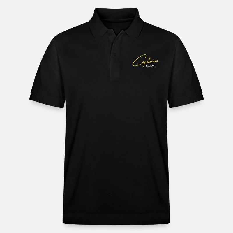 Amour de papa/maman - Polo PREPSTER bio Stanley/Stella Unisexe - noir