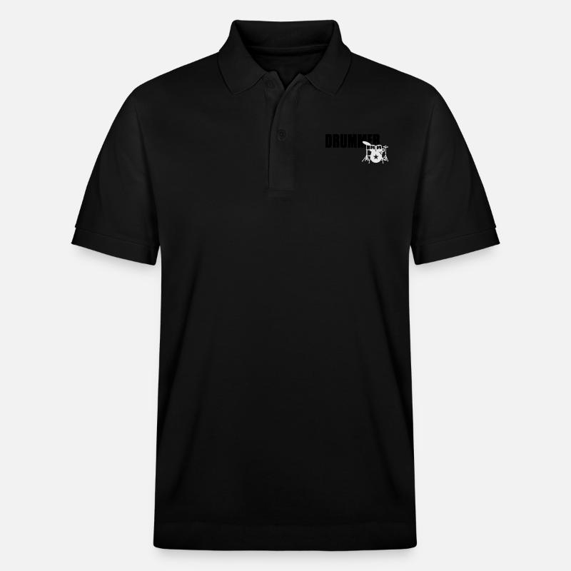 drummer - Polo PREPSTER bio Stanley/Stella Unisexe - noir