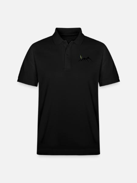 Mountain Soaring - Stanley/Stella Unisex Bio-Poloshirt PREPSTER - Schwarz