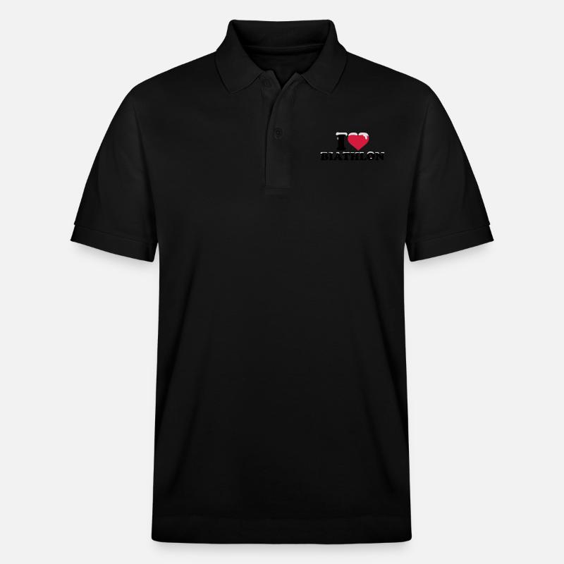Biathlon - Stanley/Stella Unisex Bio-Poloshirt PREPSTER - Schwarz