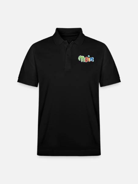 moin 18 2 - Stanley/Stella Unisex Bio-Poloshirt PREPSTER - Schwarz